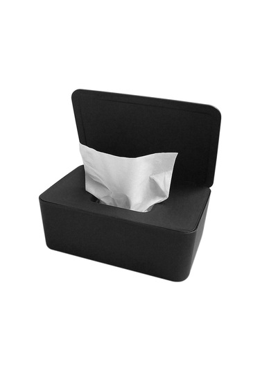 Pembe-ıslak Mendil Kutusu Masaüstü Mühür Islak Mendil Kağıt Saklama Kutusu Ev Plastik Toz Geçirmez Kapaklı Mendil Kutusu Ev Ofis Dekoru İçin