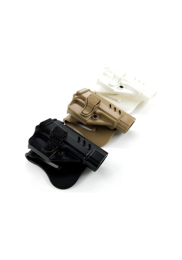 Siyah Sarsılmaz Kılınç Polimer Tabanca Kılıfı - Silah Kılıfı Siyah