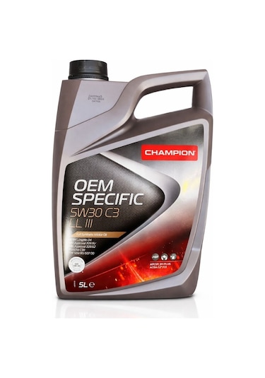 Champion Specific 5W-30 C3 LL III Yüksek Performanslı Tam Sentetik Motor Koruma Yağı