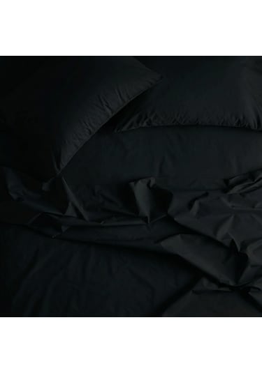 Prime Sleeks %100 Pamuk Yastık Kılıfı 2 Adet - Siyah - 50x70cm Siyah