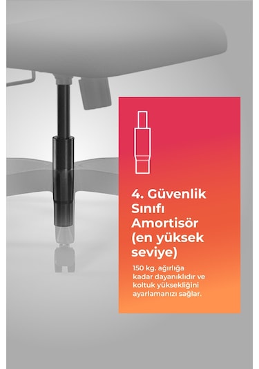 Ergolife Sit Air Ofis Koltuğu Tekerlekli, Yükseklik Ayarlı, Fileli, Siyah, Bilgisayar Sandalyesi -572.60.1.222 Çok Renkli
