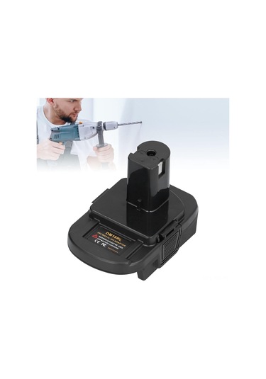 Ximistore9 Dw Ve Mıl 20v/18v Lityum Pil Dönüştürücü Dm18rl - Usb Girişli Adaptör