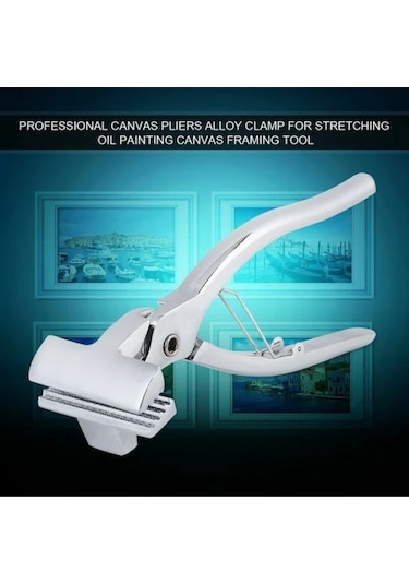 Singree Profesyonel Çinko Alaşımlı Tuval Germe Penseleri - Geniş Ağızlı, Kaymaz Çene