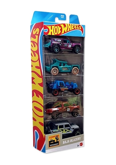 Mattel Hot Wheels Araba Seti 5 Li 1806 Jbj82 Çok Renkli