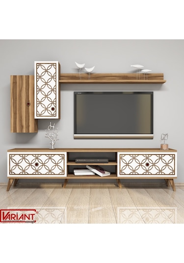 Variant Class Tv Ünitesi Ceviz - Beyaz