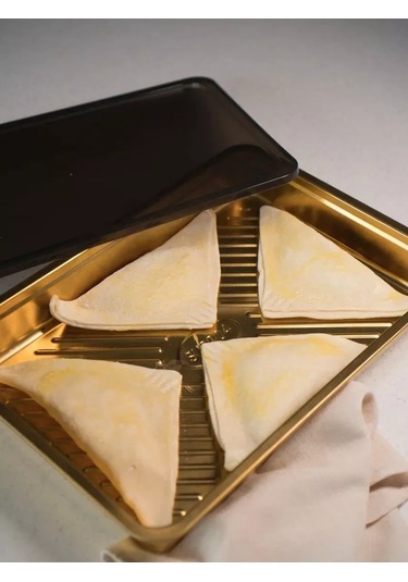 Anı'sroom Yemek Kabı / Kapaklı Saklama Kabı 160902777 Altın Rengi