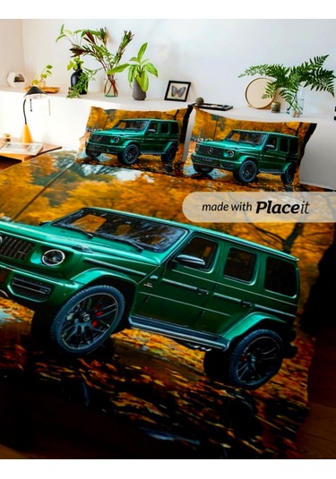 Özel Tasarım Çift Kişilik Nevresim Takımı 240x260 Cm Pamuk Sateng