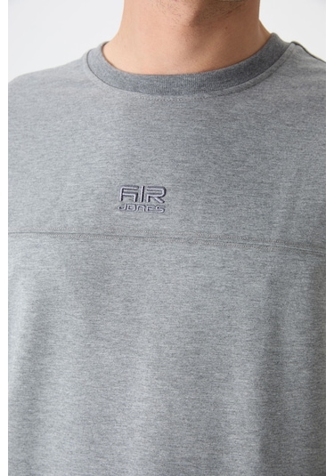 Tommy Life Keith Gri Melanj Basic Erkek Eşofman Takım - 85231 GRİ MELANJ