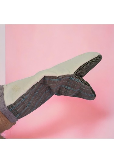 El Yakmaz Fırın Eldiveni Kumaş 30 Cm Isıya Dayanıklı Fırın Tepsi Eldiveni