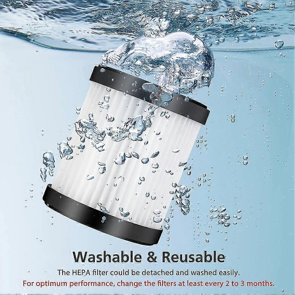 Xl-618a/m8-pro Kablosuz Elektrikli Süpürge İçin 4'lü Yıkanabilir Hepa Filtre Paketi, Yeniden Kullanılabilir Yedek