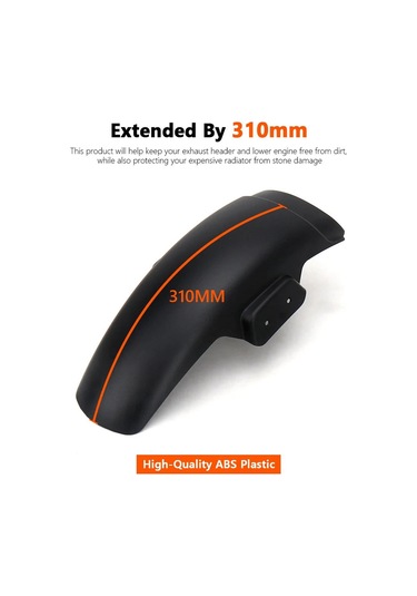 Nayomiglow Motosiklet Aksesuarları Ön Çamurluk Çamurluk Uzatma Uzatma Kiti Trident660 Trident 660 Trıdent 660 2021-2024 Siyah