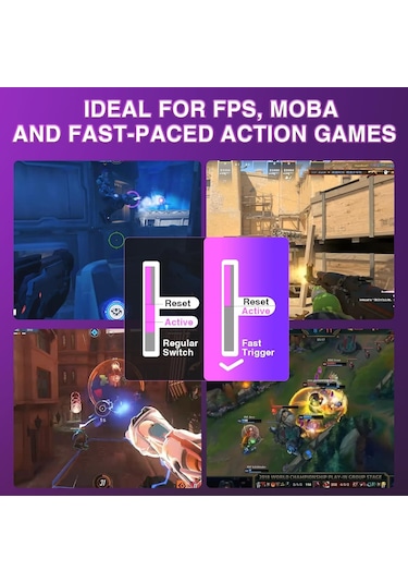 Aula Win68 He Manyetik Klavye Rapid Trigger Graywood Swtich 8000hz Rgb Tkl Hot Swap Oyuncu Klavyesi Siyah