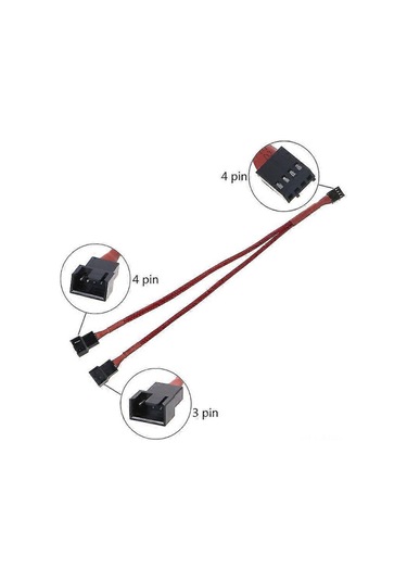 Monyee 4-pin Pwm Fan Splitter Hub Uzatma Kablosu Adaptörü İle Üstün Soğutma Performansı
