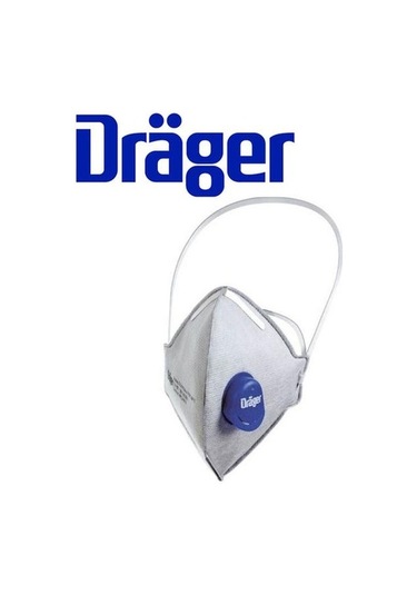 Drager 1720V Ffp2 10Adet Kutuda Odour N95 Maske Aktifkarbonlu