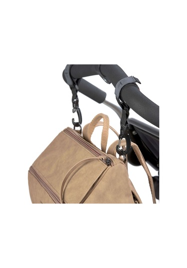 Lassig Bebek Bakım Sırt Çantası Camel Krem