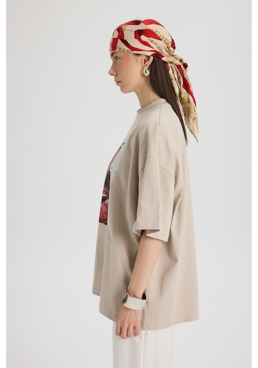 Mai Studıos Mai Studios Co. Pomelo Oversize Taş T-shirt Taş
