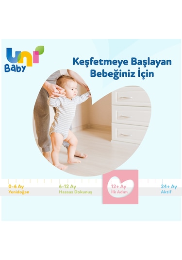 Uni Baby İlk Adım Islak Mendil 24 x 52'li 1248 Yaprak