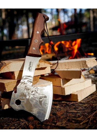 Gürçay Işıklar Camping Çok Fonksiyonlu Kamp Baltası Gri