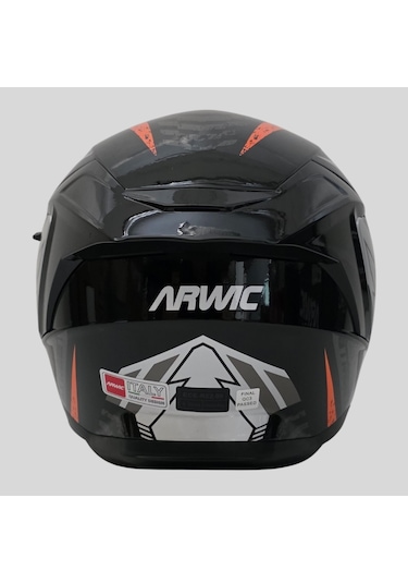 Arwic Street Model Yarım Motosiklet Kaskı Ar836 Turuncu