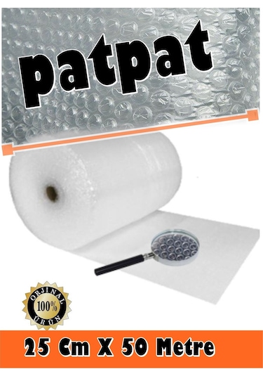 Balonlu Poşet Patpat 25 CM x 50 M