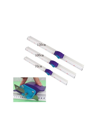 Suntek Magideal Fotoğraf Pvc Pet Kesici Cetvelli Kurulu Için Manuel 100cm