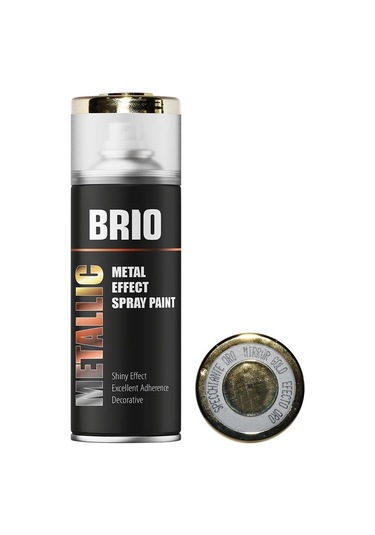Brio Sprey Boya Metalik Gold 400 ML