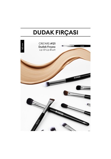 Cre'ars Angled Foundation Brush 109