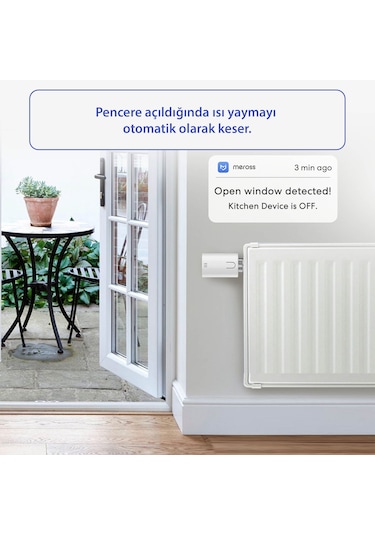 Meross Wi-Fi Uzaktan Kontrollü Akıllı HUB ve Termostat Vanası