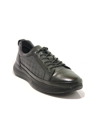 Voyager 1106 Siyah Erkek Deri Casual Ayakkabı Siyah