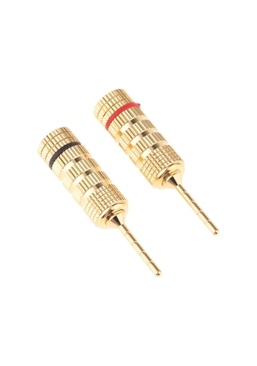 Suntek 2 Adet 2mm Hoparlör Tel Pin Fiş Muz Konnektör Vidalı Kilit