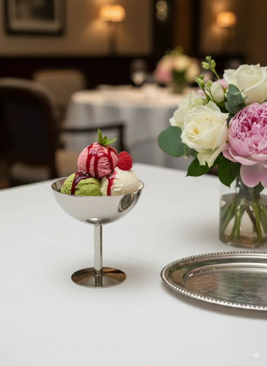 Astra Ant Ayaklı Metal Dondurma Kasesi 321904644