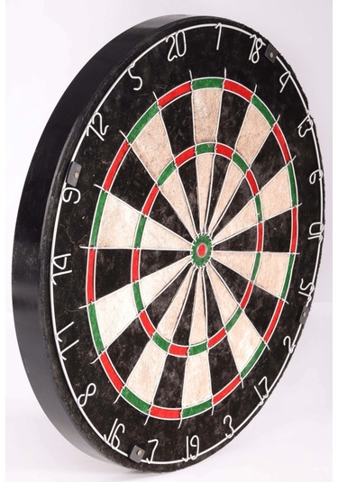 Delta Sisal Dart Seti 45 Cm 18 İnç Büyük Boy + 6 Dart Oku 18 Gr Hedef Tahtası