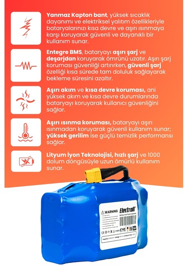 Drift Car Bataryası 36v 5.200mah Yüksek Kapasite