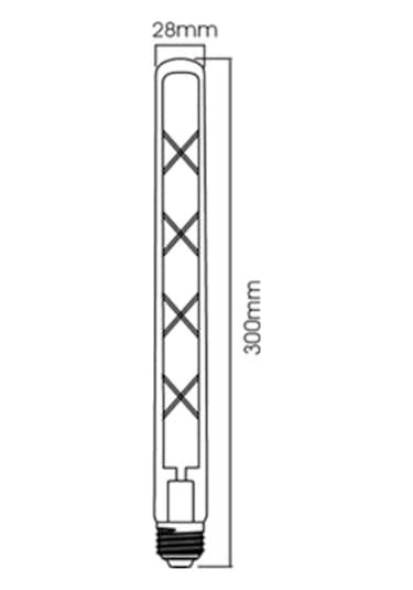 Braytron 6W Led Tüp Ampul E27 2200K