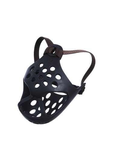 Xindoker Köpek Ağızlığı - Isırma Önleyici, Yumuşak Tpu Malzeme, Nefes Alabilir Tasarım, Siyah Renk S Boy