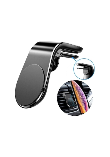 Araç içi Mıknatıslı Telefon Tutucu L Model