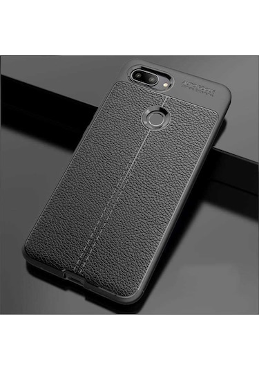 Xiaomi Mi 8 Lite Kılıf Deri Tarzı Niss Silikon Case