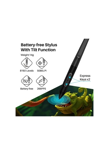 Huıon Kamvas Pro 12 GT-116 11.6" Grafik Çizim Tableti