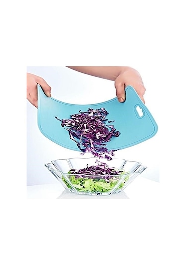 Buffer Bükülebilir Esnek Kesme Matı Meyve Sebze Doğrama Kesme Tahtası 20x30 Cm Çok Renkli
