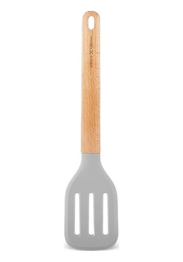 Karaca x Refika Gadgets Ahşap Saplı Silikon Oluklu Spatula