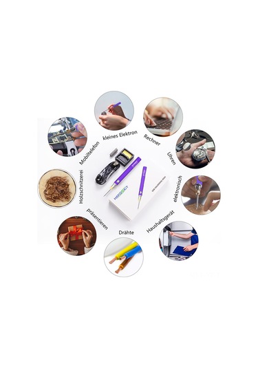 Yifomall Taşınabilir Şarjlı Lehim Makinesi - 330-400 C Ayarlanabilir Sıcaklık, 8w Güç, Dahili Pil, Lehim Ucu Hediyeli