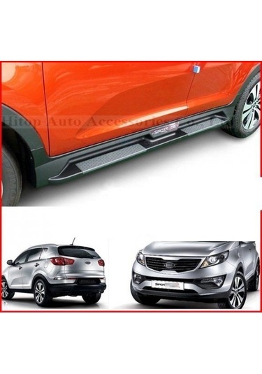 Kia Sportage Uyumlu Yan Basamak 2010-2014 Side Step Oem Steyle Black