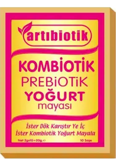 Artıbiotik Kombiotik Prebiotik Yoğurt Mayası 10 x 2 G