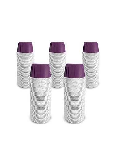 Kafem Mat Mor Muffin Kek Kapsülü 50li X 5 Paket - K13 Mor