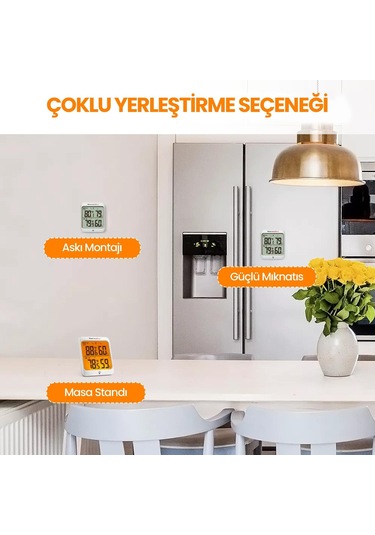 ThermoPro TP63C İç ve Dış Mekan (Sensörlü) Dijital Sıcaklık ve Nem Ölçer