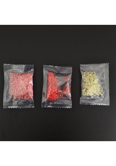 Homyl 100x Elastik Kauçuk Pelet Yem Bantları Bloodworm 1-mm