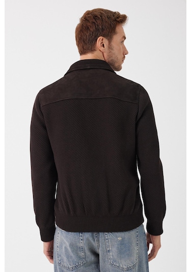 Leopoldo Kahverengi Nubuk Deri Mont Kahverengi