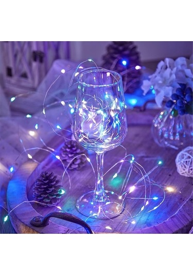 Pazly Ve Tasarımı, Sıcak Renk, Noel Mini Metre Led Koruma, Konforlu Işıkları, Ip42 Çiçek Çelenk Bakır Atmosfer Adet 40 2 Us