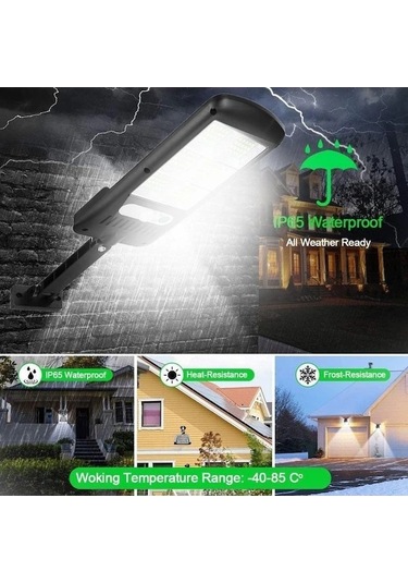Tongxida 2022 Jms Güneş Enerjili 8000w Parlak Sokak Lambası Sensörü Yükseltme Duvar Bahçe Ayd. 53938730 2pack