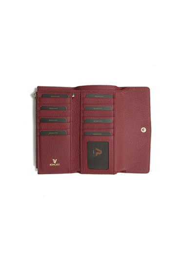 Bordeaux Cüzdan & Kartlık Kadın Diğer 2801 Roncato Flother Skın Wallet Bordeaux Bordo